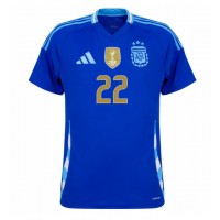 Dres Argentina Lautaro Martinez #22 Gostujuci Copa America 2024 Kratak Rukav